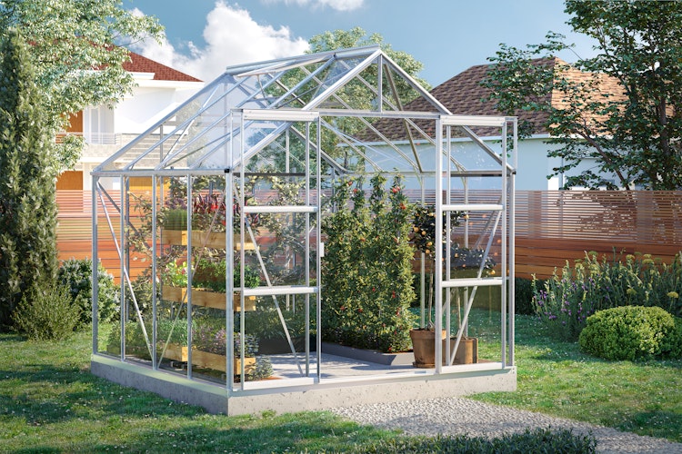 Vitavia Gewächshaus Uranus 6700 inkl. 2 Dachfenstern - 6,7 m²