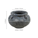 Vorschaubild Vosteen Design Blumentopf / Pflanzgefäß Terrakotta schwarz ø 23 cm x H 16 cm