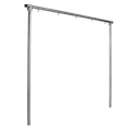 Vorschaubild Alberts® Wäschetrockengerüst, verzinkt, zum Einbet., Breite 3000 mm, Gesamthöhe 2548 mm 609405
