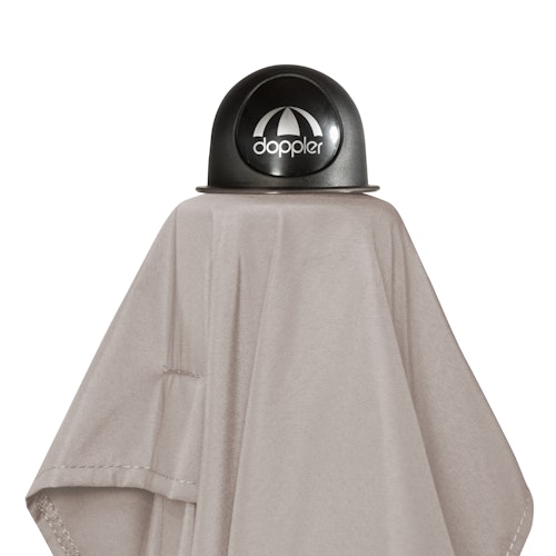 doppler Mittelmastschirm ACTIVE 210 x 140 Auto-Tilt, Aluminium Silber / Polyester 180 g/m²