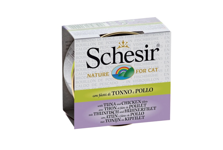 Schesir in Kochbrühe 70g Dose Katzennassfutter