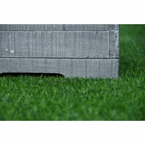 Gardenforma Abdeckung für Gasflaschen, Holzoptik grau  Faser-Beton, für 5kg Gasbehälter