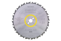 Metabo Sägeblatt "power cut wood - professional"400x3,5/2,5x30Z28 FZ/FA 10°