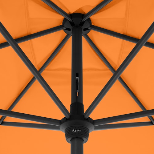 doppler Mittelmastschirm myZONE 300 x 200 Auto Tilt, Aluminium Anthrazit / 100 % Polyester 180 g/m²