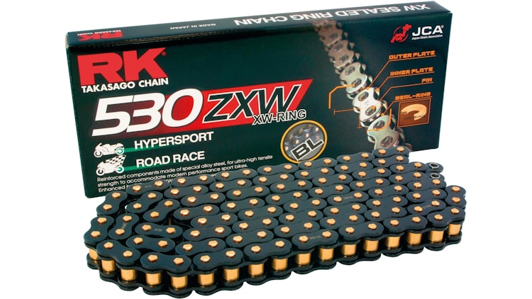 RK Kette BL530ZXW Black Scale, 102 Glieder