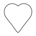 Kaiser Ausstechform Herz 8 cm