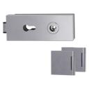 Vorschaubild GRIFFWERK Ganzglastürbeschlagset PURISTO 1.0 ohne Griff-Edelstahl matt