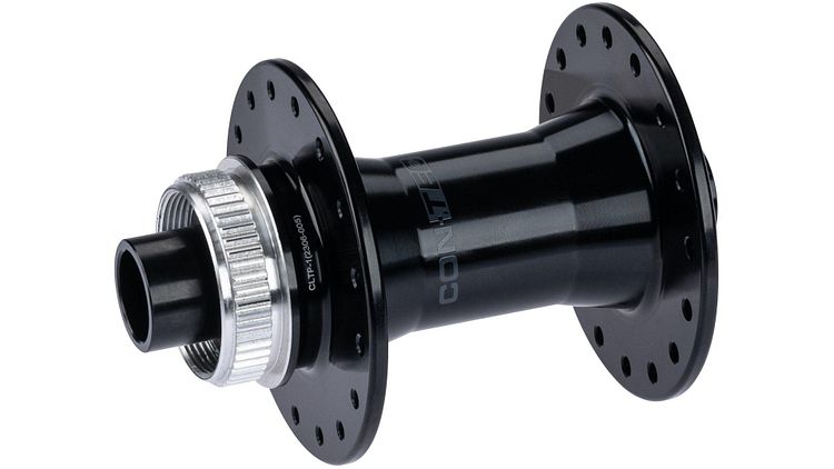 CONTEC Vorderradnabe Core 32 Loch schwarz CL - Center Lock Scheibenbremsaufnahme für 15 mm Steckachse