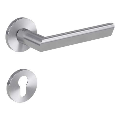 Griffwerk VAYA 137 TRI fast2fix Fast2Fix GK3 Rosetten rund Profilzylinder Edelstahl matt