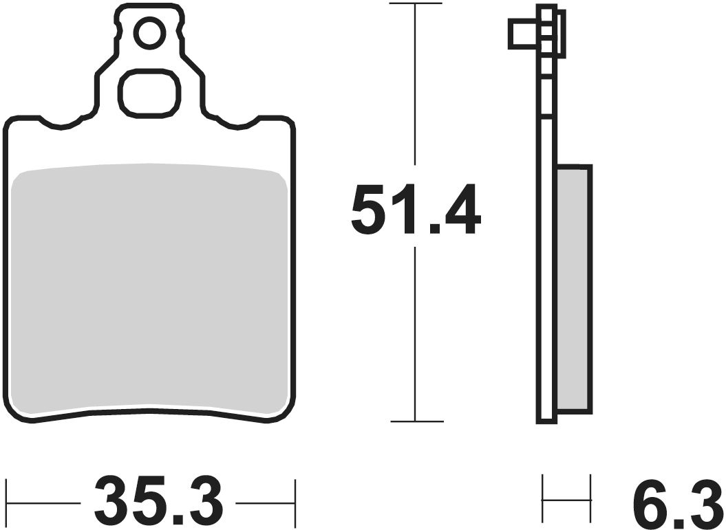 SBS Scooterbelag 106HF Street Ceramic