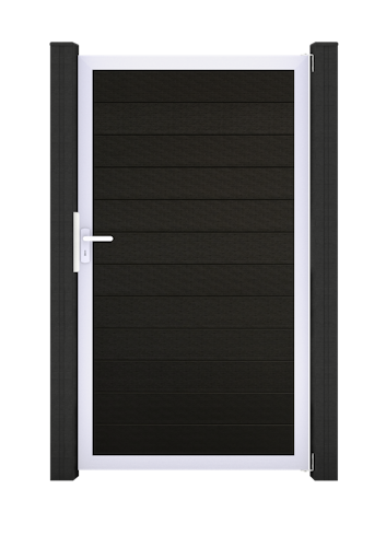 GroJa Solid Steckzaun Universal Einzeltor mit Alurahmen