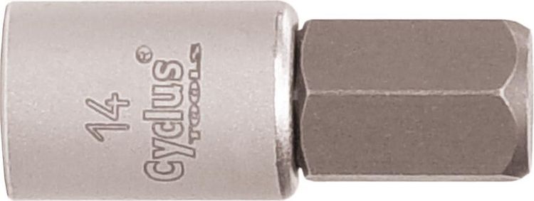 Cyclus Tools Steckschlüsseleinsatz 14 mm silber