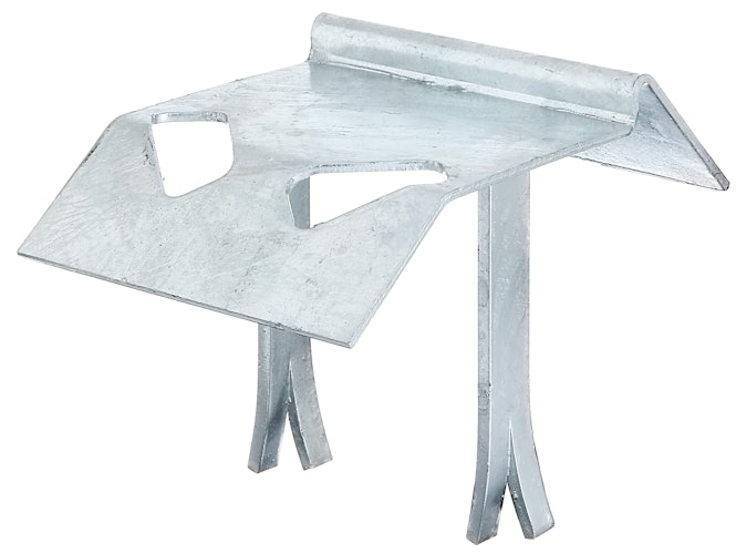 Alberts® Auflaufstütze mit angeschweißter Mauerkralle 125mm