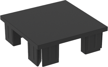 Fiberdeck BOSTON PVC Pfostenkappe RAL9005 für Torpfosten 90x90mm