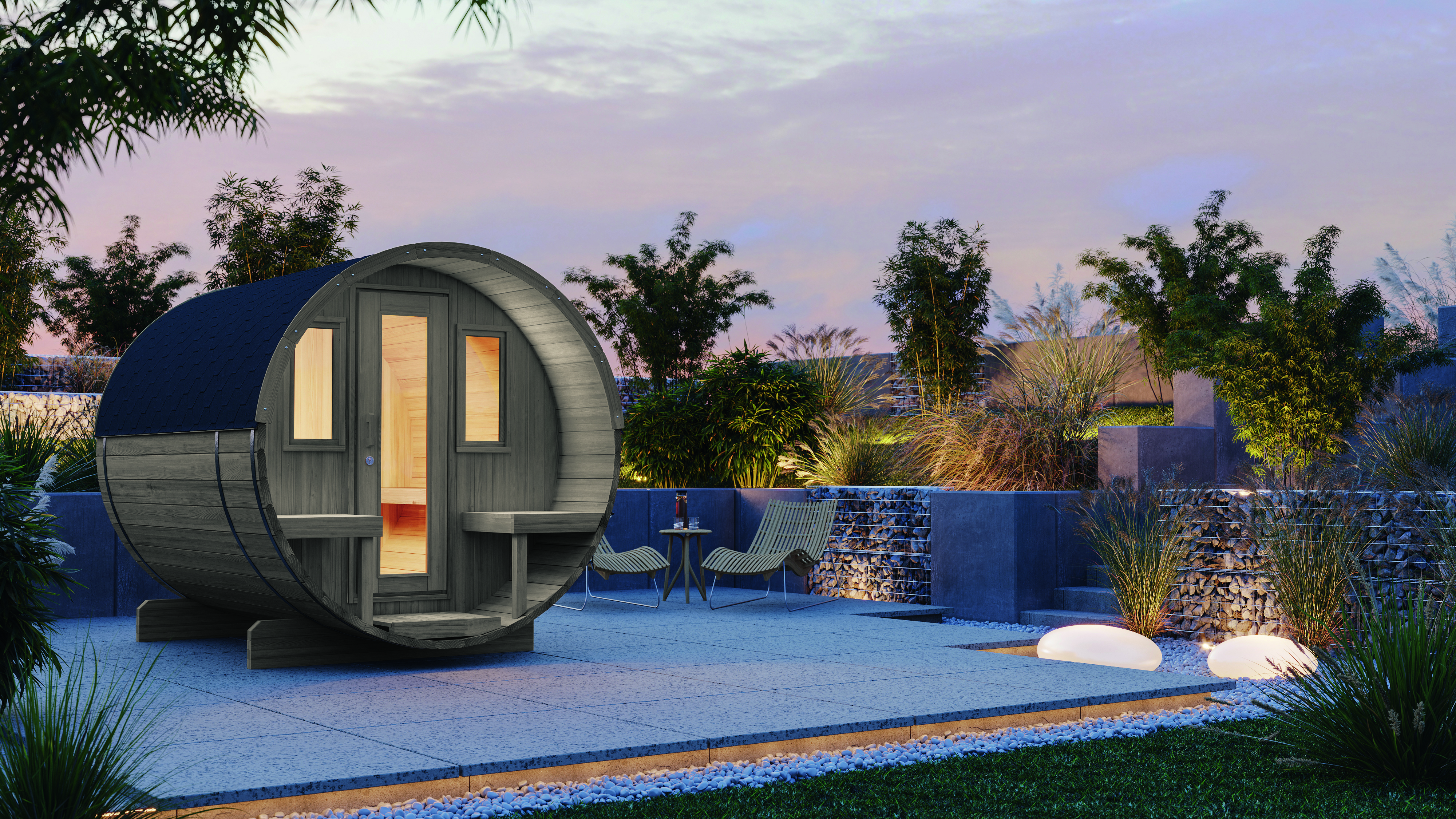 Wolff Finnhaus Saunafass Fasssauna 250