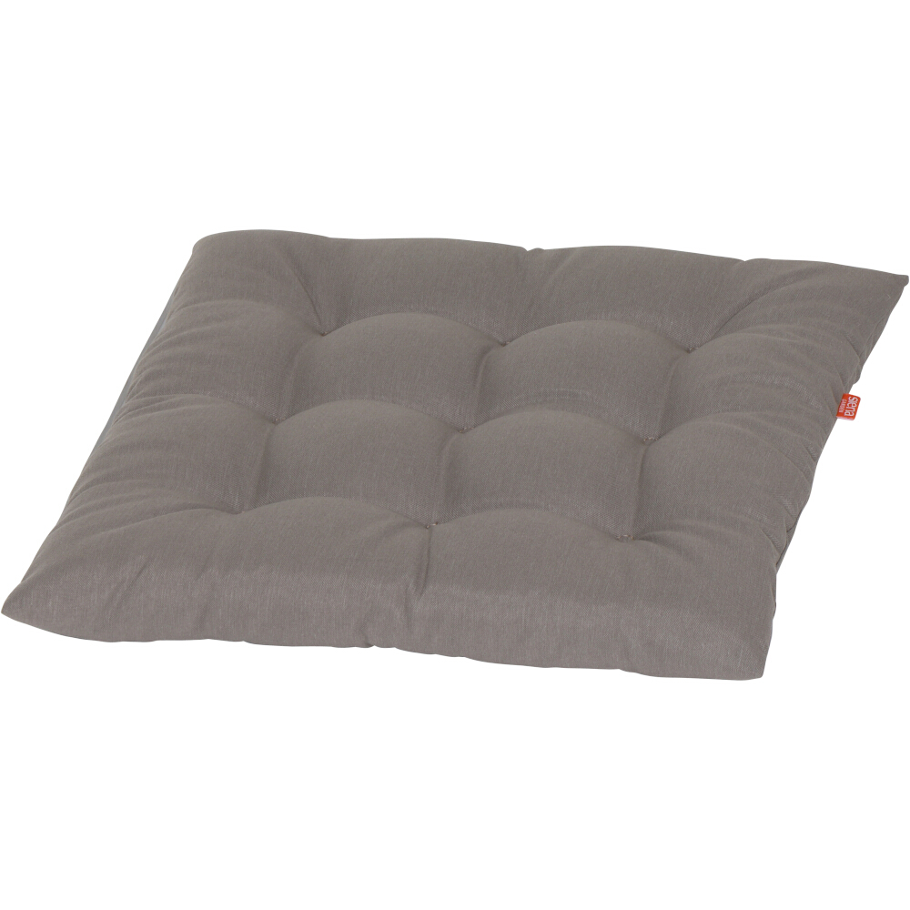 Siena Garden Sitzkissen / Hockerauflage ATRIA, 48 x 48 x 6 cm, 100 % Polyester Taupe - Abverkauf