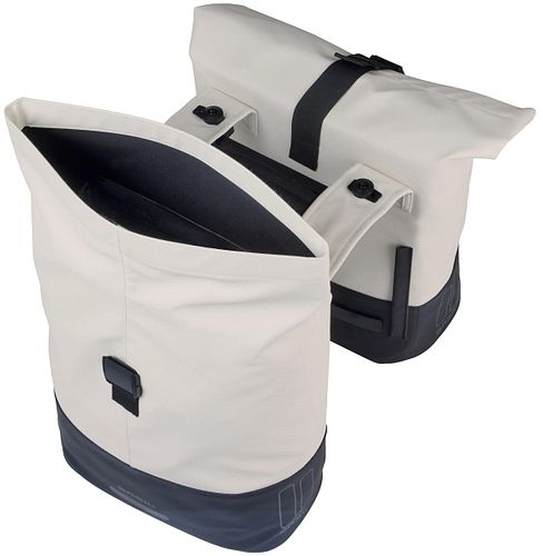 Basil Doppeltasche Cove schwarz, beige