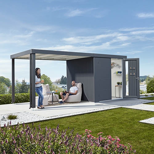 Biohort Seitendach für Gerätehaus Neo Breite 300 cm 