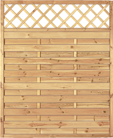 T&J Maxi Massivzaun Ranki 150 x 180 cm