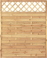 T&J Maxi Massivzaun Ranki 150 x 180 cm