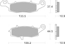 Vorschaubild SBS Bremsbelag 886LS Street Sinter