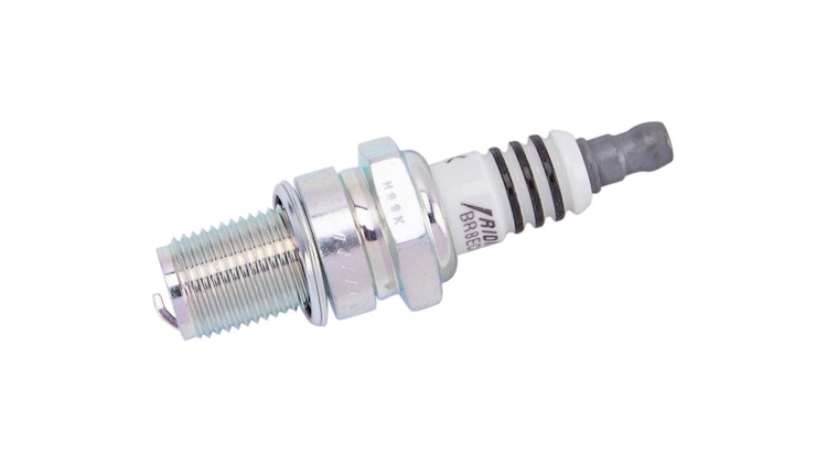 NGK Zündkerze BR8ECMIX, Iridium, Schlüsselweite 20, 8, Zündkerze Gruppe B, 14 mm Gewinde