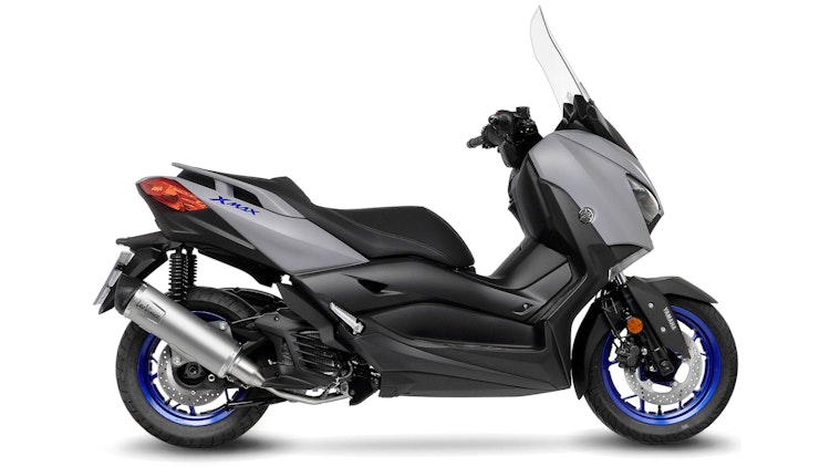 LeoVince Komplettanlage Edelstahl SBK LV ONE EVO für YAMAHA X-MAX 125/TECH MAX mit Katalysator