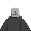 Vorschaubild doppler Mittelmastschirm EXPERT 220 x 140 Auto-Tilt, Aluminium Silber / 100 % Polyester 180 g/m²