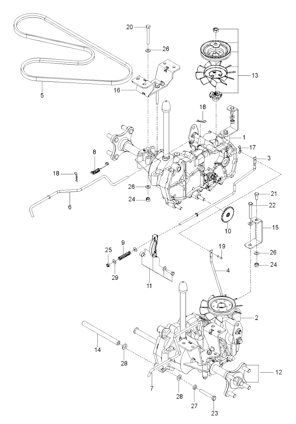 Explosionszeichnung Ersatzteile