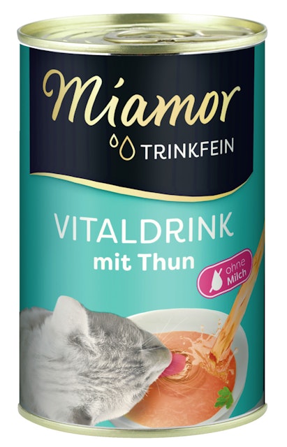 Miamor Trinkfein Vitaldrink 135ml Dose Nahrungsergänzung für Katzen SpezialfutterVorschaubild