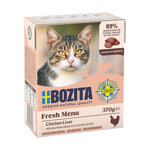 Bozita Häppchen in Gelee 370 Gramm Katzennassfutter