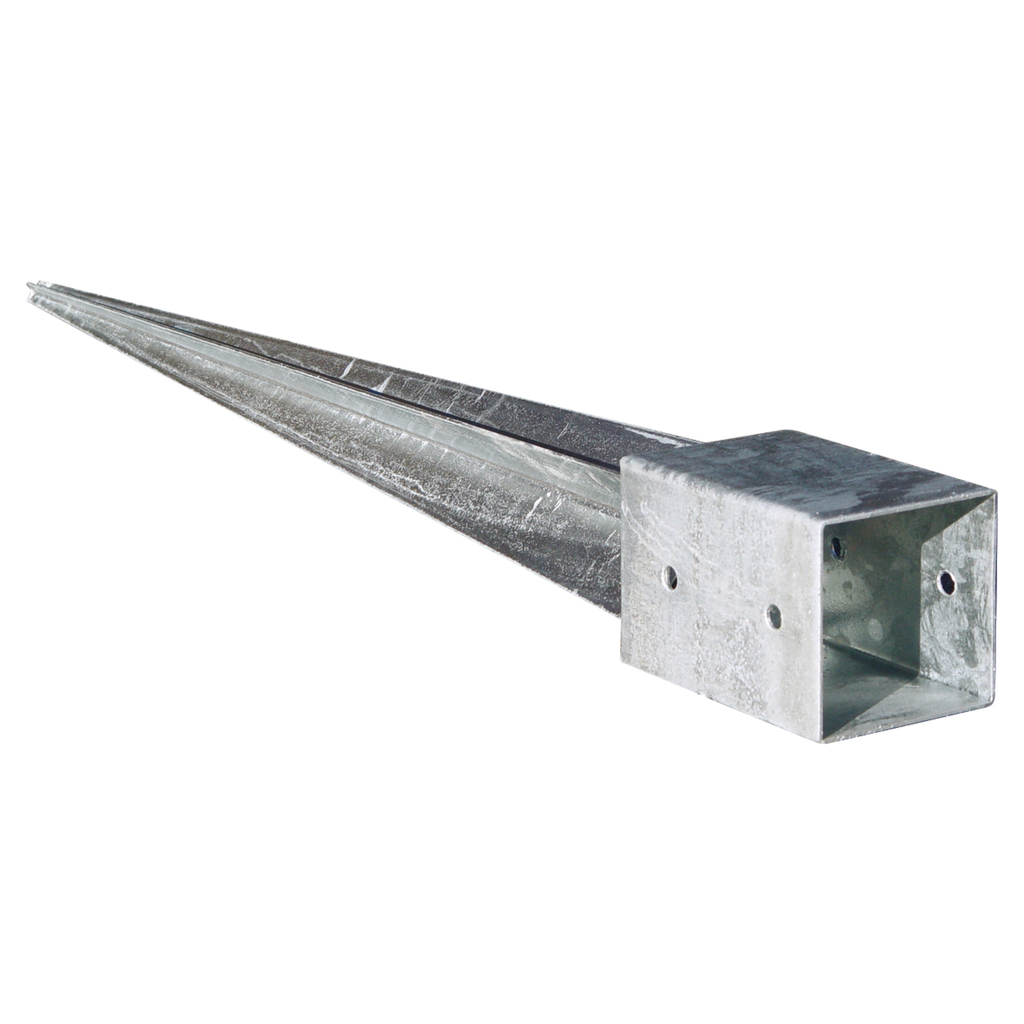 T&J Einschlagbodenhülse 91 x 91 x 750 mm, für Pfosten 9 x 9 cm