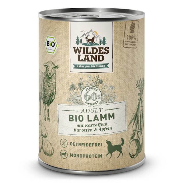 Wildes Land BIO Hundenassfutter 400gVorschaubild