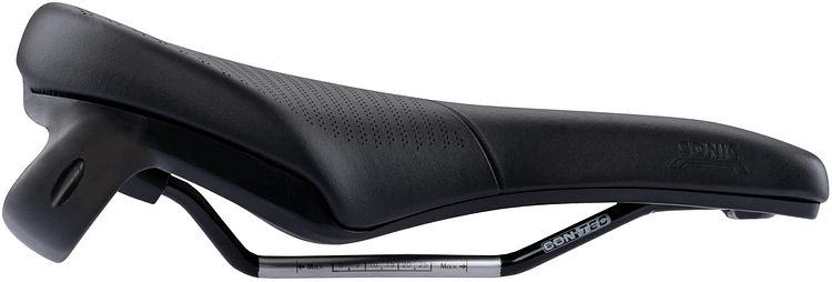 CONTEC Sattel Sonic schwarz Maße (L x B) 254 x 149 mm