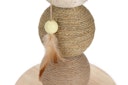 Vorschaubild Designed by Lotte Kratzbälle Elio aus Holz/Jute hellbeige Katzenspielzeug