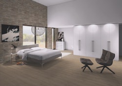 INDO rustikale Holzwandverkleidung Teak DA52050GS Gun Smoked