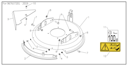 Husqvarna Rasenmäher kommerzielle Nutzung 967637201 DBS51