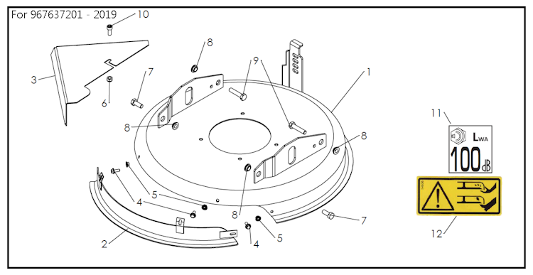 Husqvarna Rasenmäher kommerzielle Nutzung 967637201 DBS51
