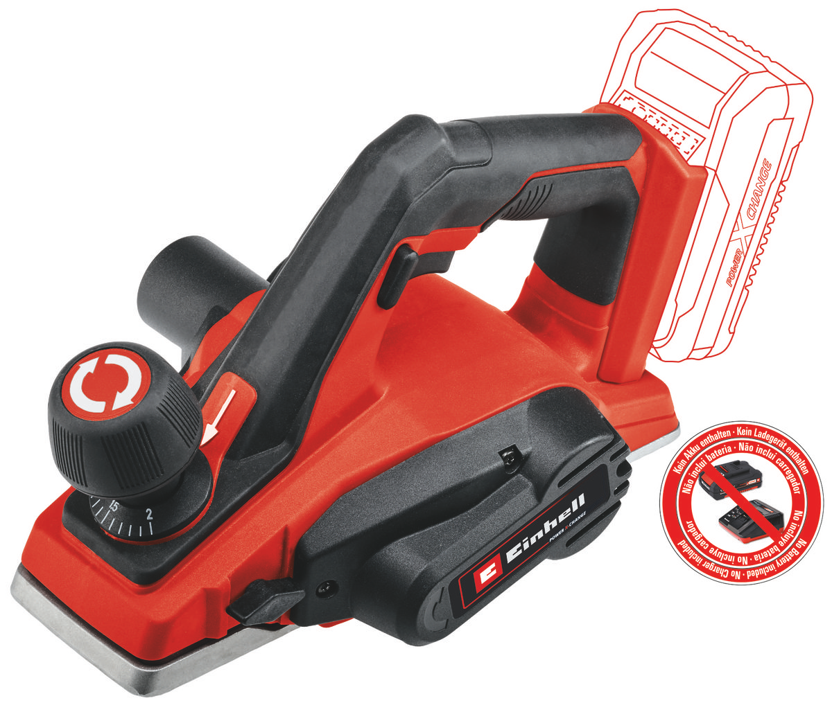 Einhell Akku-Hobel TE-PL 18/82 Li - Solo 4345400