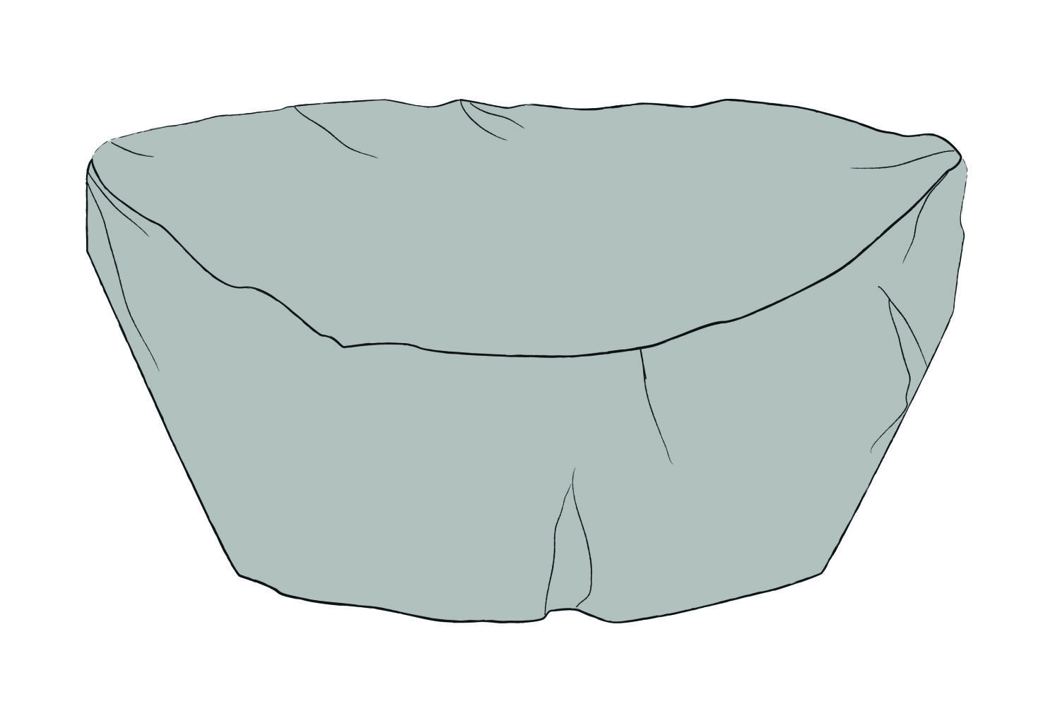 Brafab Schutzhülle für Liegeinsel 220 x 152 x 93 cm, Polyester - Abverkauf