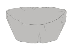 Brafab Schutzhülle für Liegeinsel 220 x 152 x 93 cm, Polyester - Abverkauf