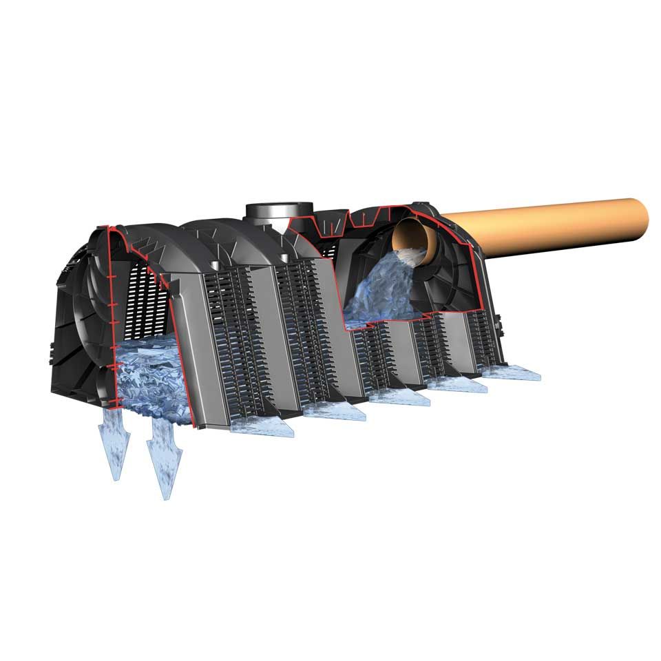 Graf Versickerungsset Sicker-Tunnel 900L