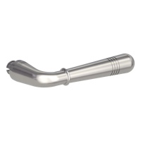 Griffwerk Griffstück FABIA für Schutzbeschlag Samtgrau Rechts 