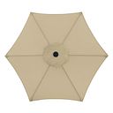 Vorschaubild doppler Mittelmastschirm LIFE 180 Lift, Aluminium Anthrazit / 100 % Polyester 180 g/m²