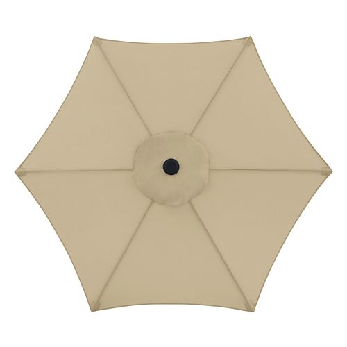 doppler Mittelmastschirm LIFE 180 Lift, Aluminium Anthrazit / 100 % Polyester 180 g/m²