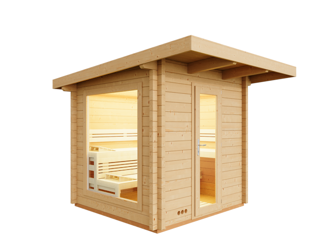 Infraworld Gartensauna Terra 5 - 70 mm