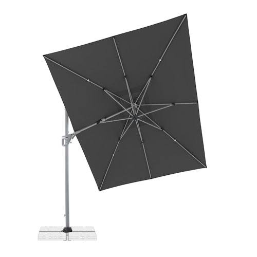 doppler Pendelschirm ACTIVE 260 x 350, Aluminium Silber / 100 % Polyester 180 g/m²