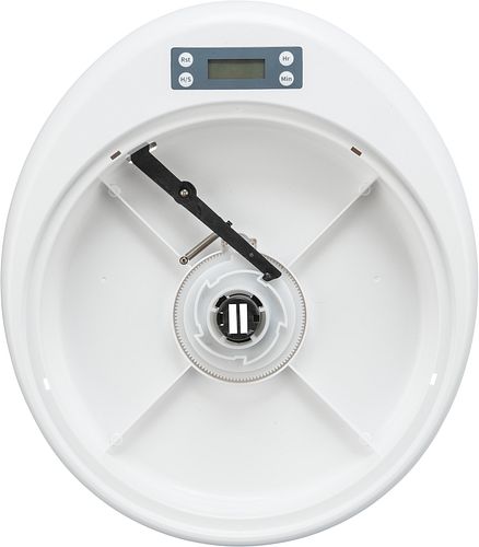 TRIXIE Futterautomat TX4+1, 5 × 0,25 l/34 × 6 × 39 cm, weiß/grau