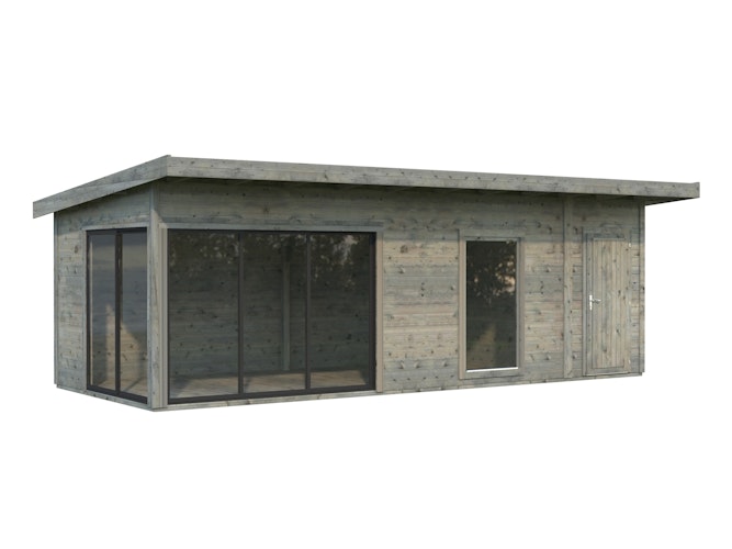 Palmako Gartenhaus Andrea 21,1 m² Slide Plus - 44 mm