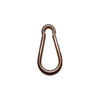 Karabinerhaken, 80 x 8 mm, Tragfähigkeit 230 kg